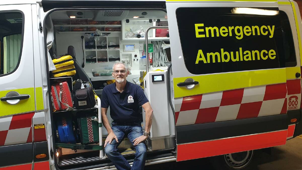 KEPT BUSY: Australian Paramedics Association NSW vice-president Glenn Congram says a Milton based CT scanner would free up amabulance paramedics.