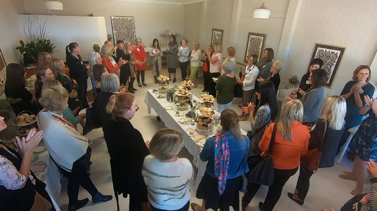 NETWORK: The Women's Connection meets at the Milton Work Hub, forging links within the business community. 
