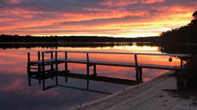PIC OF THE WEEK: Burrill Lake sunset by Mike Pool. Send photos to editorial.mutimes@fairfaxmedia.com.au