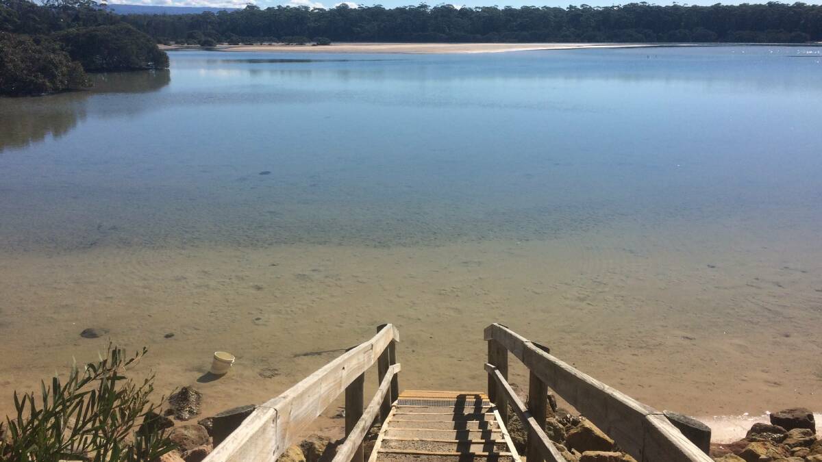 PIC OF THE WEEK: Craig Henderson snapped the steps at Narrawallee Inlet. 