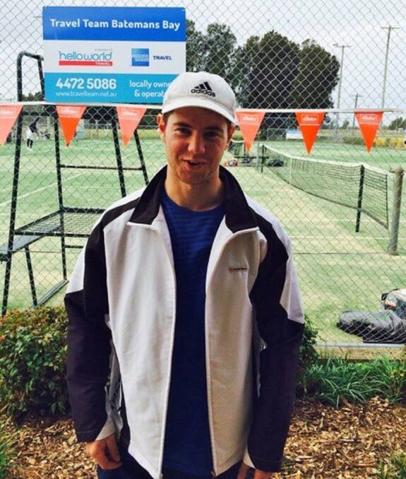 TOP DRAW: Australian Tennnis community coach Ryan Murphy reached the semi-finals of the AMT qualifying consolation draw. Photo supplied.