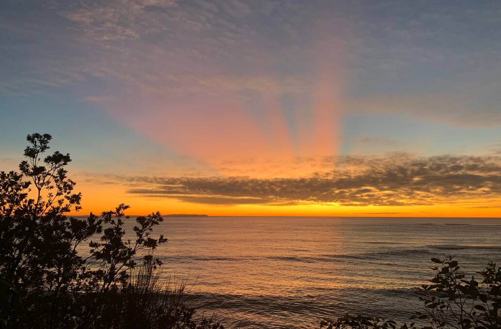 Pic of the week: The sunrise makes a spectacular vision from Ulladulla Headland.