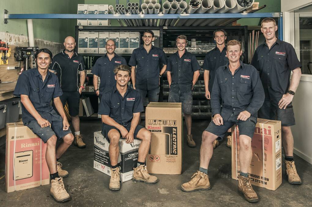 TRADIES WITH A DIFFERENCE: The skilled and professional team at J&T Dale Plumbing offer good old-fashioned service.