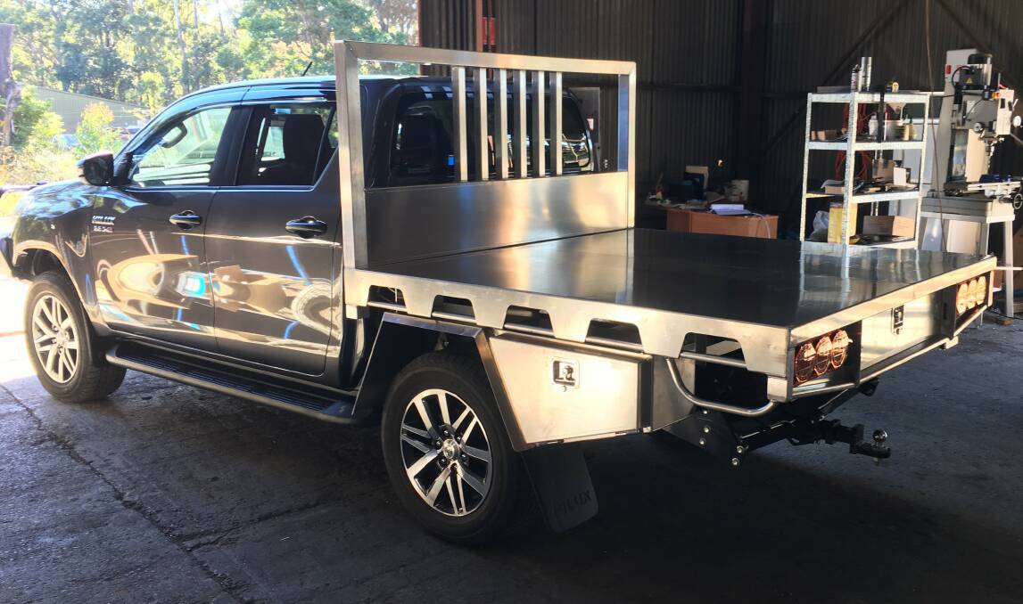 QUALITY: JNC Welding & Fabrication specialises in welding services including aluminium, stainless steel, sheet metal, structural steel, ute trays, canopies and machining work. Photos: Supplied