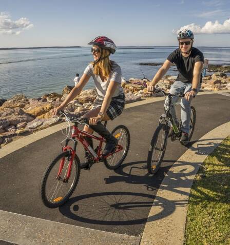 Huskisson To St Georges Basin Circuit Cycling Route. Photo: Shoalhven Tourism. 
