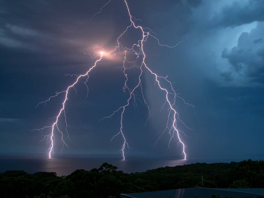 The storm captured by Maree Clout/ Jervis Bay Through My Eyes. 