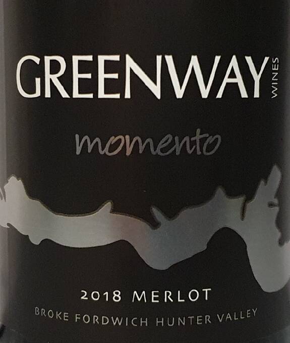 Greenway 2018 Momento Merlot. Picture: Supplied