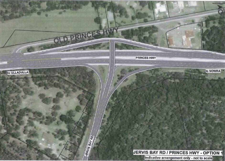 Intersection option one proposed by RMS engineers