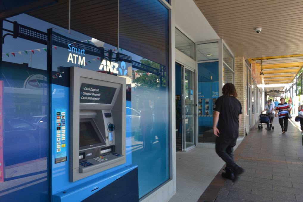 One of two ANZ branches in the Shoalhaven, the Nowra branch on Junction Street.