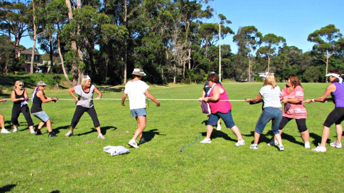 Manyana women's sporting group, CHASERS, meet on the last Sunday of each month and participate in range of sporting activities. Image: supplied.