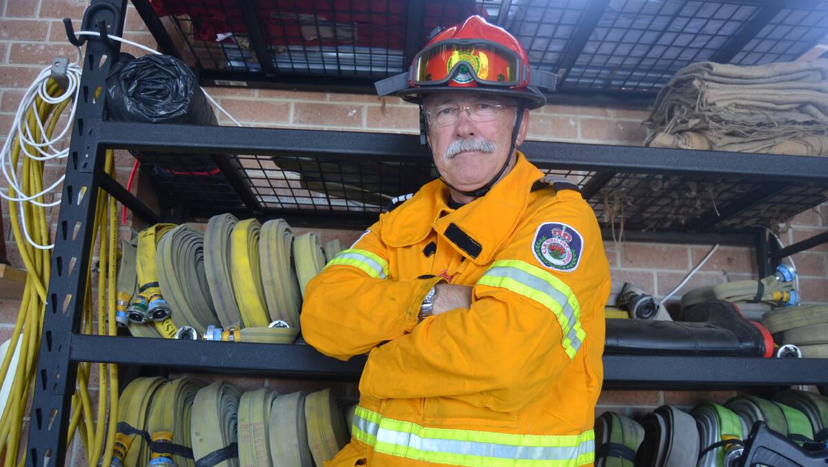Milton Rural Fire Brigade captain Bob Milo was part of a team of Shoalhaven volunteer firefighters deployed to country NSW on the weekend.