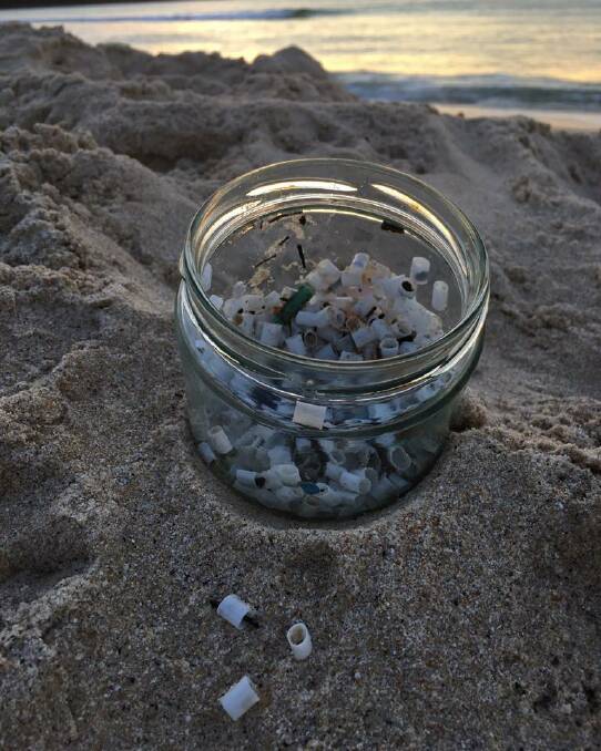Plastic cut-offs has mysteriously been washing onto our beaches in large numbers. Image: supplied.