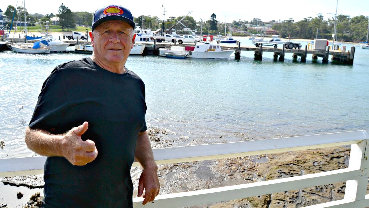 THUMBS UP: Seafood exporter Dick Perese said the proposed Ulladulla Marina will be a positive for the harbour.