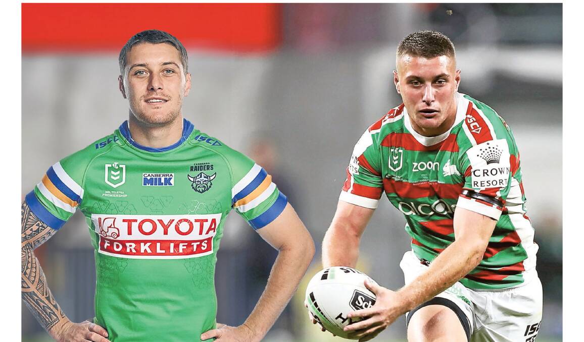 Troy Dargan, who made his NRL debut with Souths, was eyeing a new start with the Raiders. Pictures Getty Images, supplied