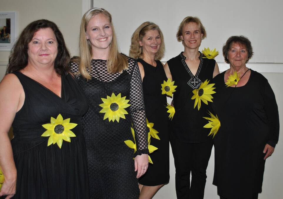 Some of the Calendar Girls in the Milton Follies production. 