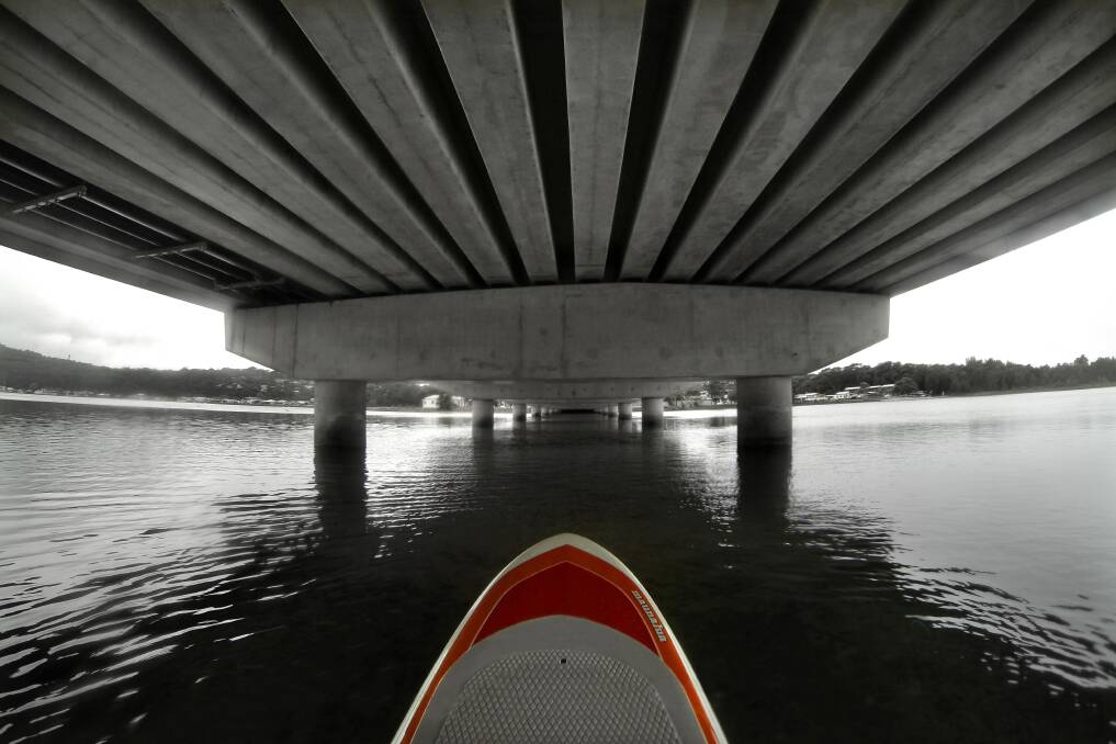 PIC OF THE WEEK: John Veage snapped this shot under the new Burrill Lake Bridge. Send your submissions to emily.barton@fairfaxmedia.com.au. 