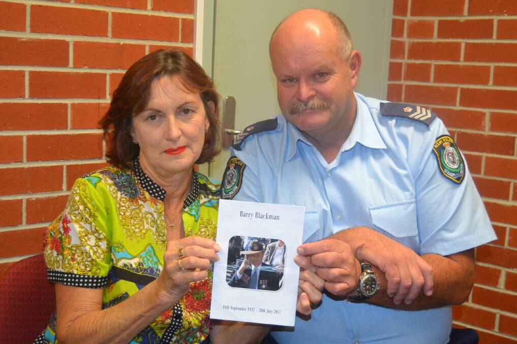 Wendy Austin wants her father's and grandfather's medals returned after they were stolen. Ulladulla Police Sargent Sean Phillips is investigating. 