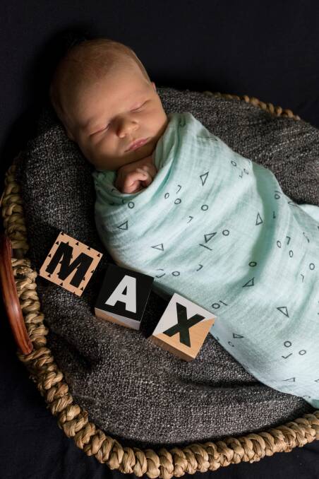 Baby Max makes family of five