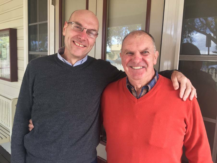 Milton Ulladulla Cancer Services Centre nurse practitioner Bill Jansen and group convener Peter Still have formed the Men's Mental Health and Cancer Support Group in an effort to build a supportive network. 