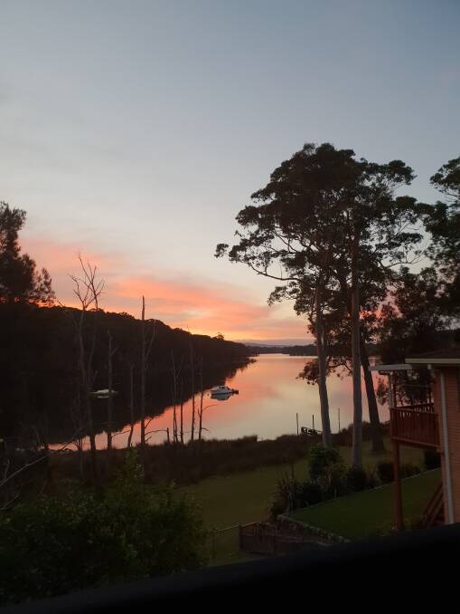 PIC OF THE WEEK: Kristy Boller shot this photo from her lounge room in Burrill Lake recently. Send your submissions to emily.barton@fairfaxmedia.com.au 