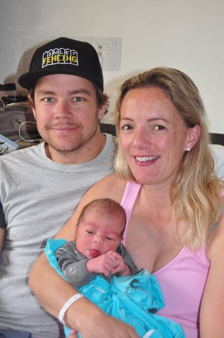 Mark and Melissa Whipp have welcomed baby Jake into their family. 
