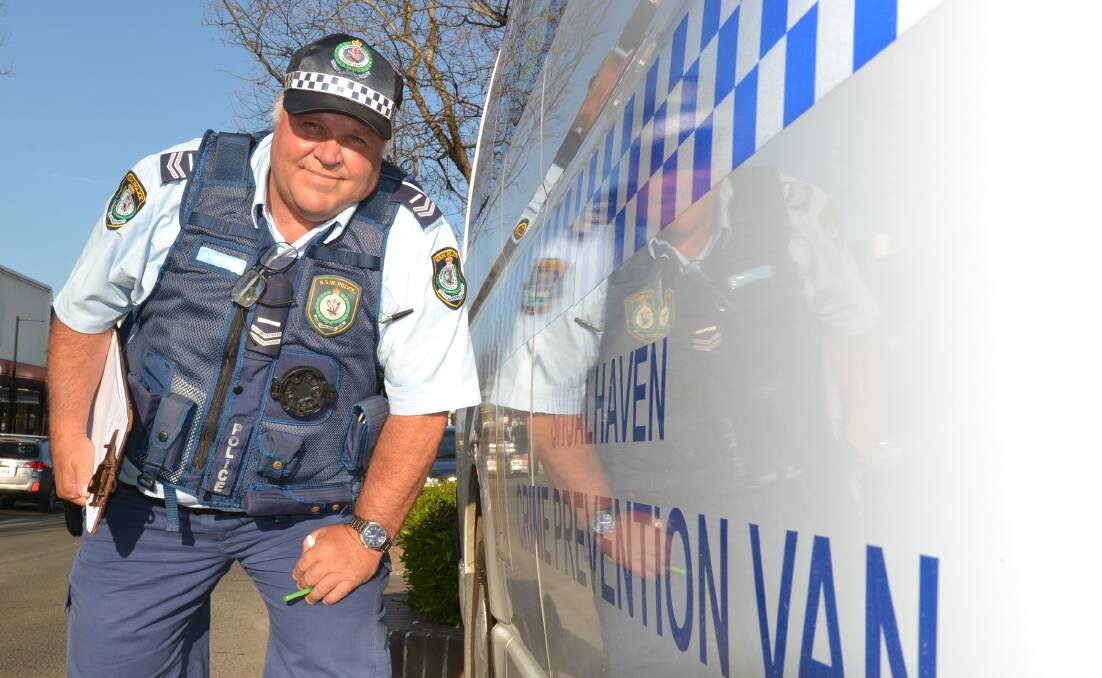 NSW Police Shoalhaven crime prevention officer Senior Constable Anthony Jory.


