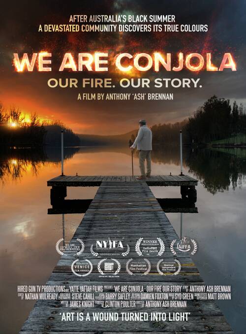 "We are Conjola - Our Fire Our Story" promotional poster.
