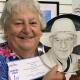 WINNER: Cambewarra porcelain artist Faye Suffolk took out the 2022 Nowra Show Shoalhaven Art Prize with her unglazed porcelain plate depicting Terry "Buster" Bennett.