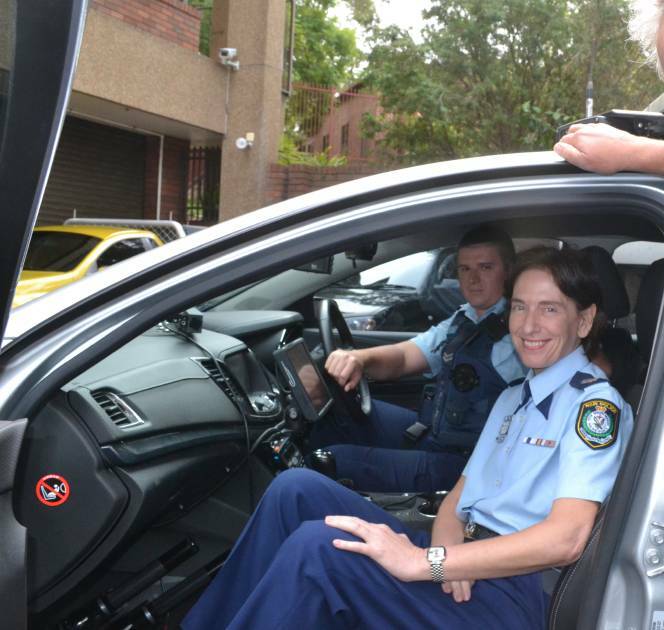 NSW Police Force Deputy Commissioner Catherine Burn during a visit to the South Coast.