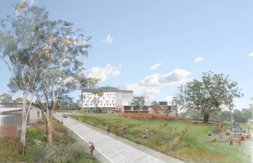NEW LOOK: An artists impression of the new Shoalhaven Hospital redevelopment. Image: NSW Health
