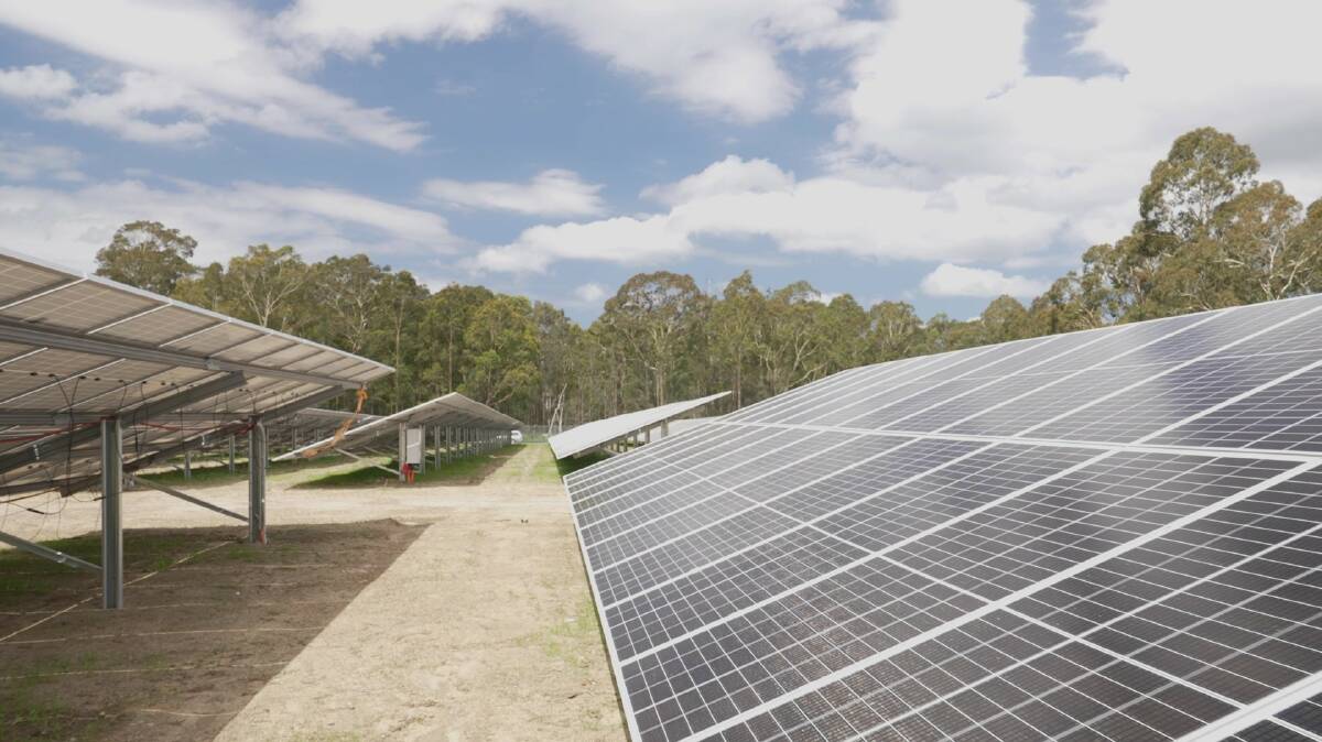 MASSIVE: The Shoalhaven Community Solar Farm has 8000 solar panels over the 10-hectare complex. Image: Supplied