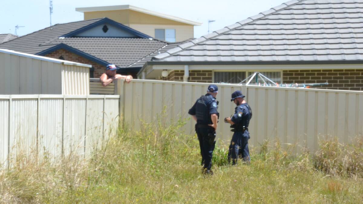South Coast Police spoke to a number of residents about Tuesday's fire at Worrigee.
