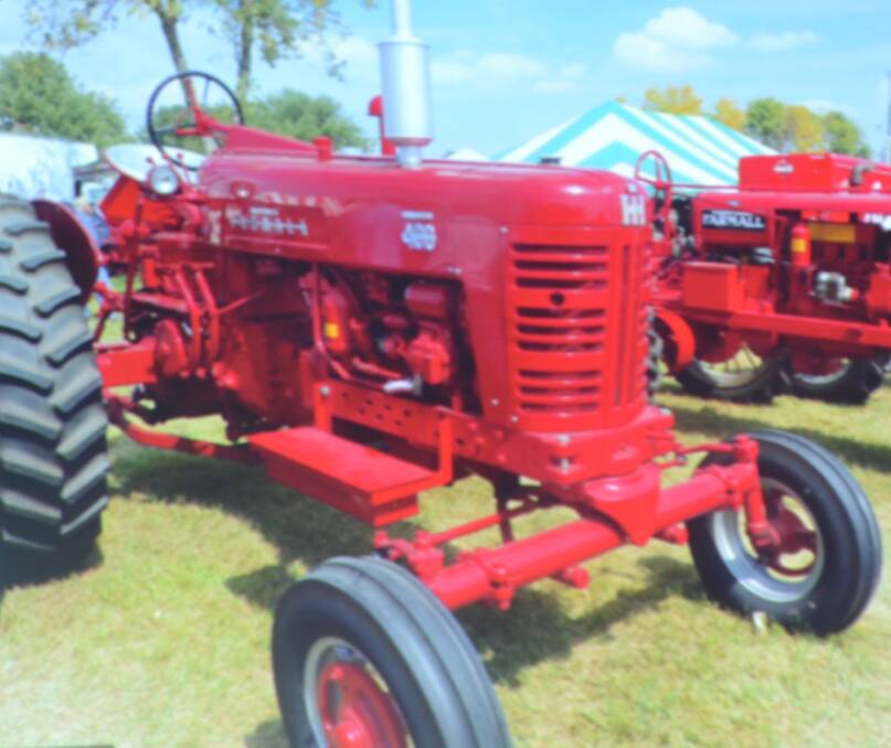 Neighbour Bernie Apperley had a McCormick tractor similar to this.