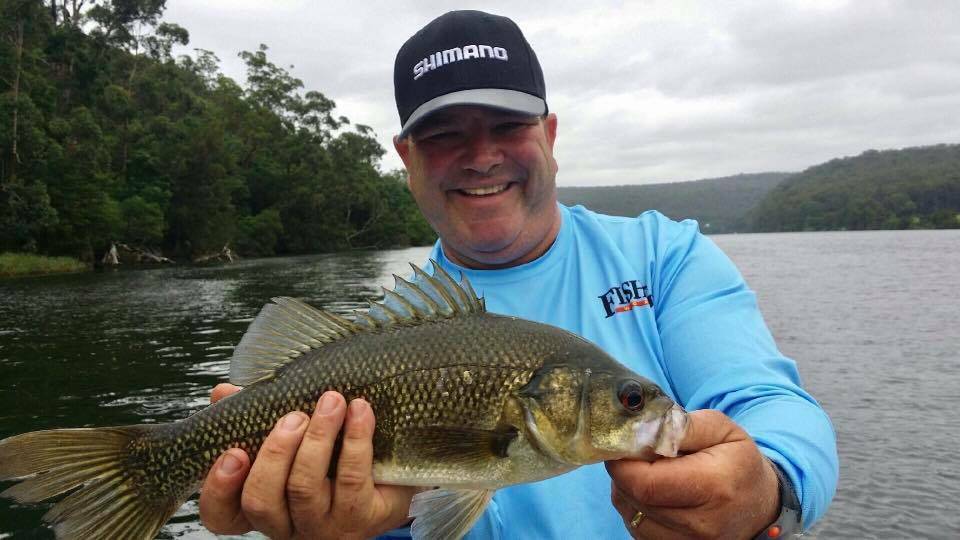 The late Steve 'Jonno' Johnson with another of his passions, fishing on the Shoalhaven River.
