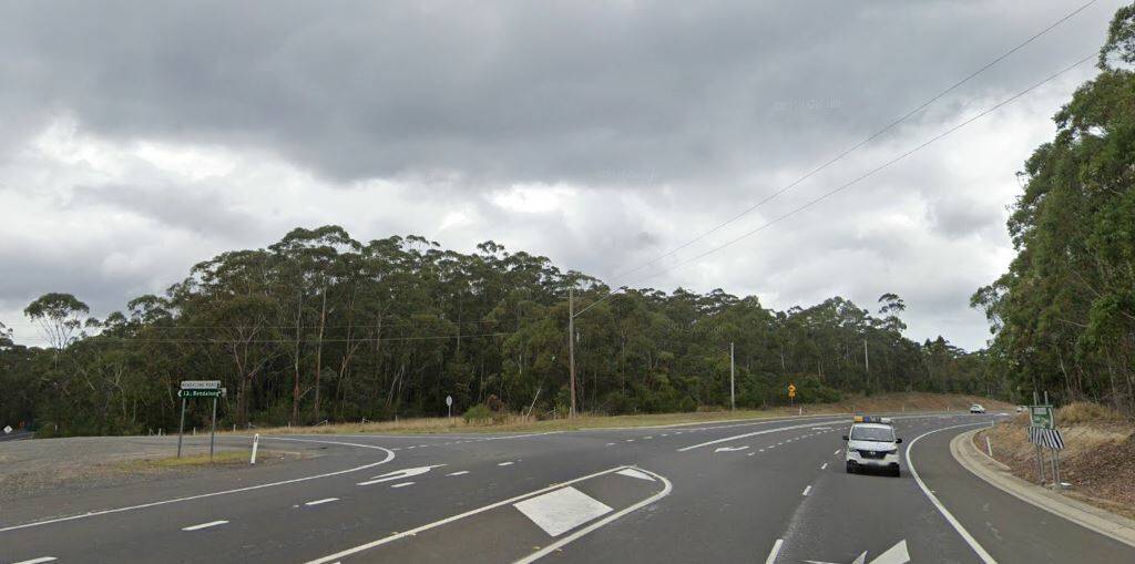 IMPROVEMENTS: Work will be carried out on the Princes Highway at Conjola, a kilometre south of Bendalong Road. Image: Google Maps