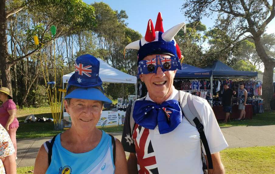 IN THE SPIRIT: Get into the spirit of Australia Day at the Lions Club of Ulladulla Milton event at Mollymook.