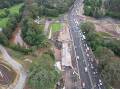 WORK: The next concrete pour on the new Bomaderry Creek bridge is being carried out this weekend as part of the Nowra bridge project and will mean changes to traffic on the Princes Highway between Illaroo and Bolong roads. Image: Transport for NSW
