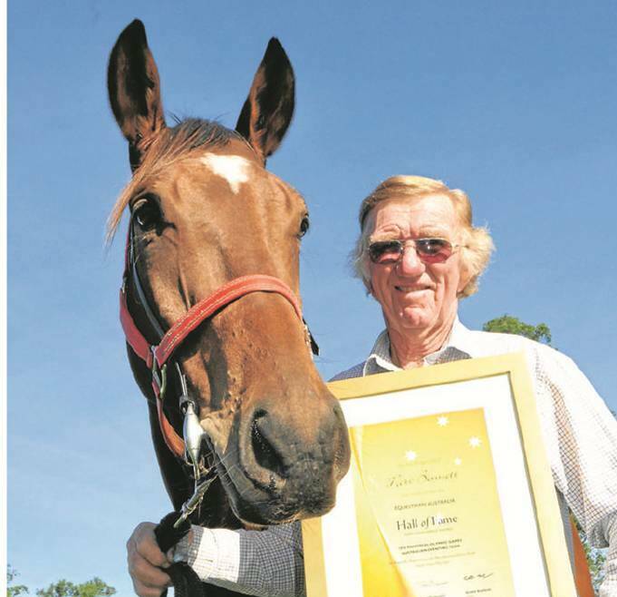 HONOUR: Merv and the 1976 Montreal bronze medal winning eventing team which included Bill Roycroft, Wayne Roycroft and Denis Pigott were inducted into the Equestrian Hall of Fame in 2013.