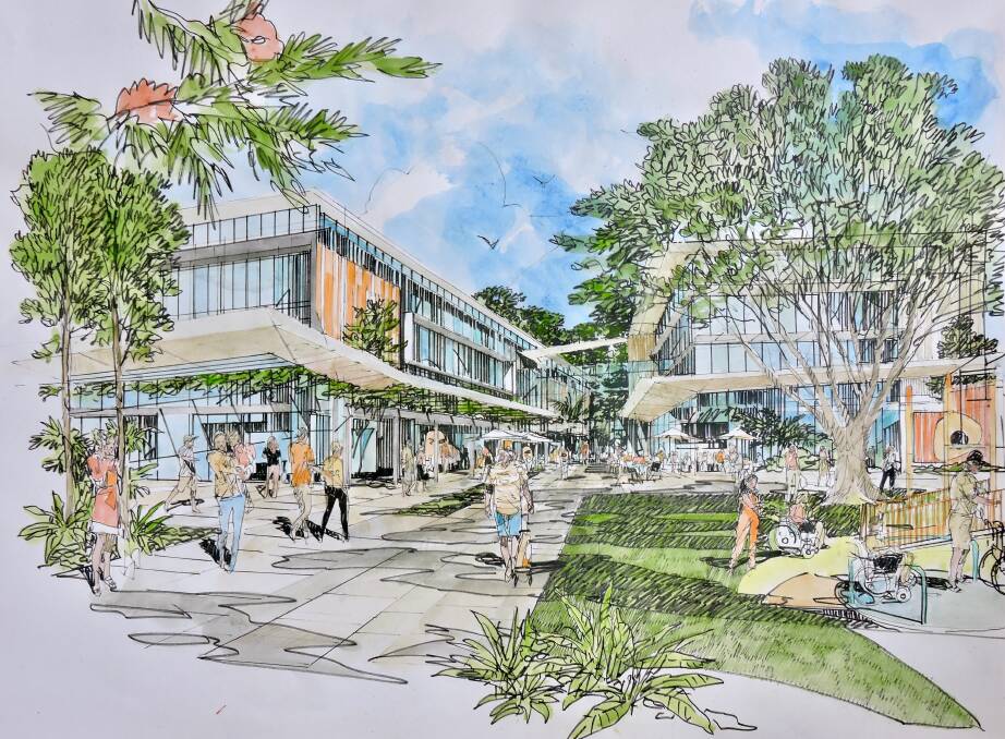 FUTURE: An artist's impression of what a redeveloped Shoalhaven District Hospital could look like.
