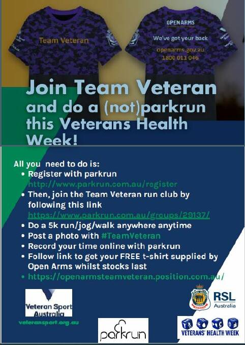Get moving for Veterans' Health Week