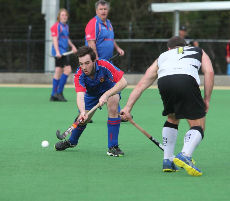 KEY: One of the key's for Burrawang if they are to progress to another Shoalhaven Hockey grand final will be Blake Hill. Photo: Robert Crawford