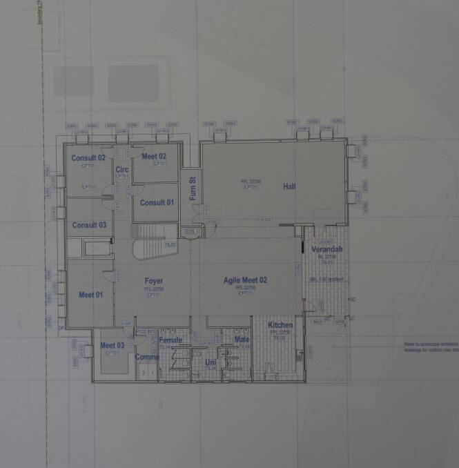 LAYOUT: The layout of the Nowra Veterans Wellbeing Centre.