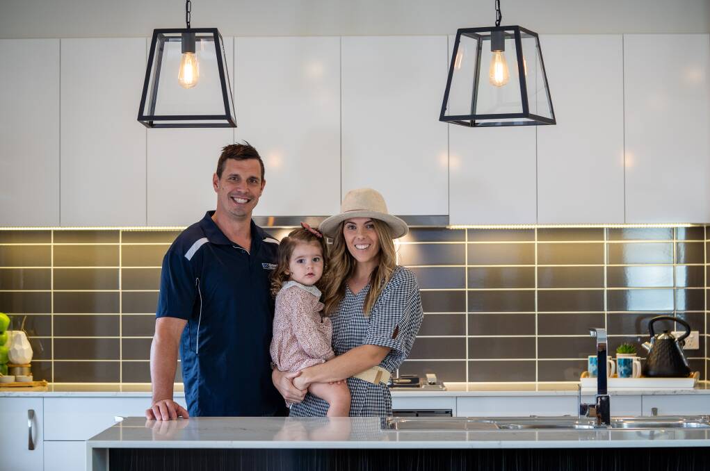 SUCCESS: Local builders Adam and Sarah Sturt from Hotondo Southcoast won four awards at Hotondo Homes' night of nights, including the coveted Professional Builder of the Year Award for NSW.