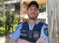 NSW Police Shoalhaven crime prevention officer Senior Constable Angus McMillan. 