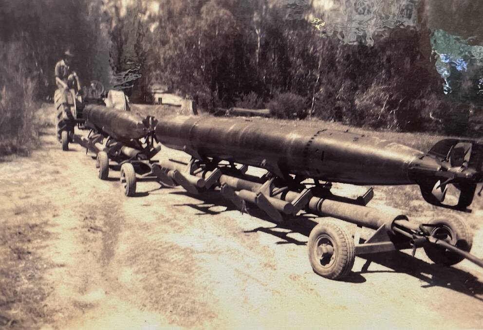Torpedoes at the BTU base. Photo: Von Potts