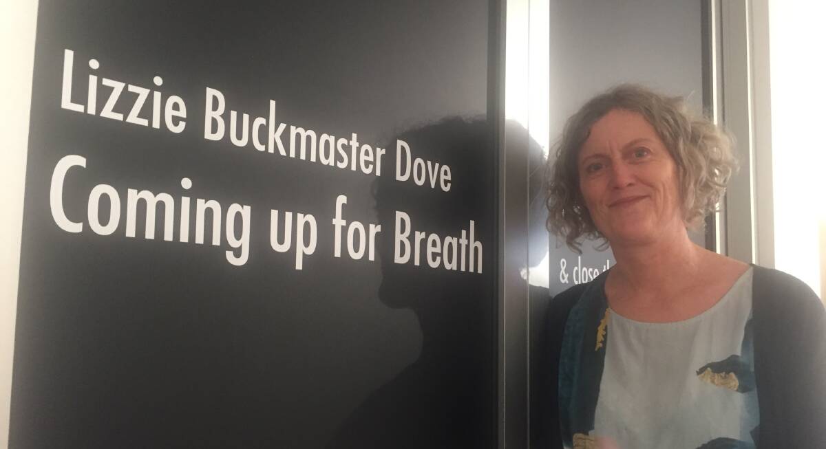 GREAT SHOW: Artists Lizzie Buckmaster Dove's who has produced Coming Up For Breath.