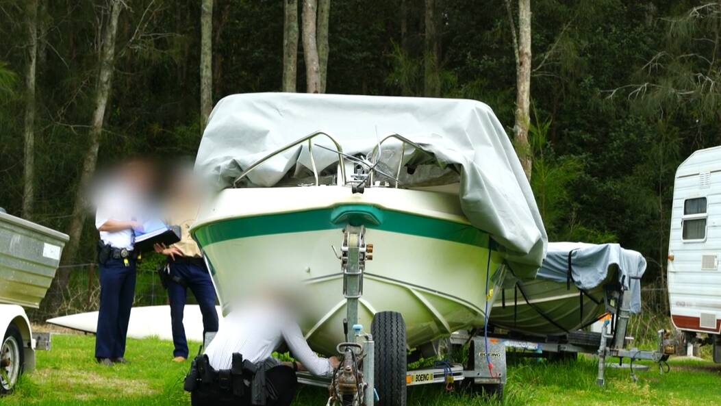 Police seized three boats last Thursday from the Nomads national president under unexplained wealth laws. Picture: ACT Policing. 