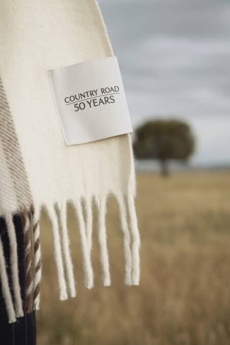 To celebrate its anniversary, Country Road has reissued the Waverley Mills throw. Picture supplied 