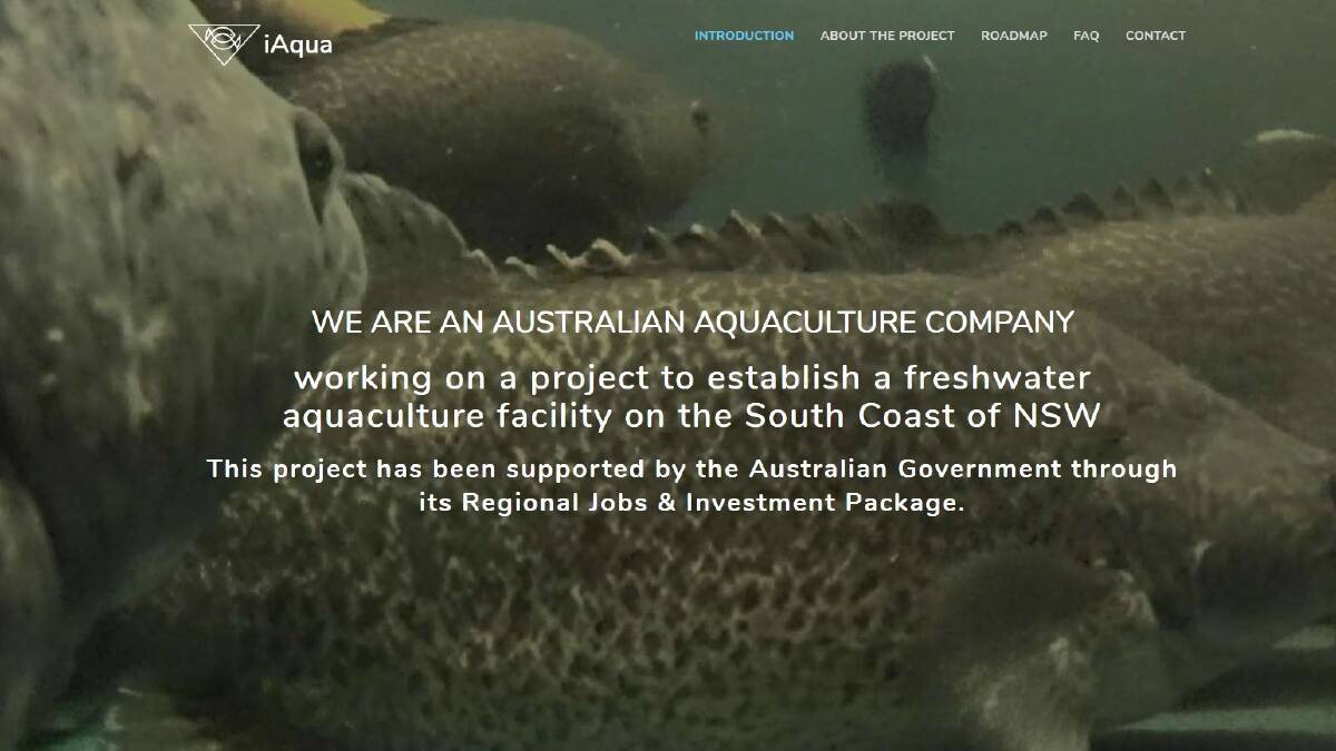 iAqua homepage screengrab. Picture: iaqua.com.au.