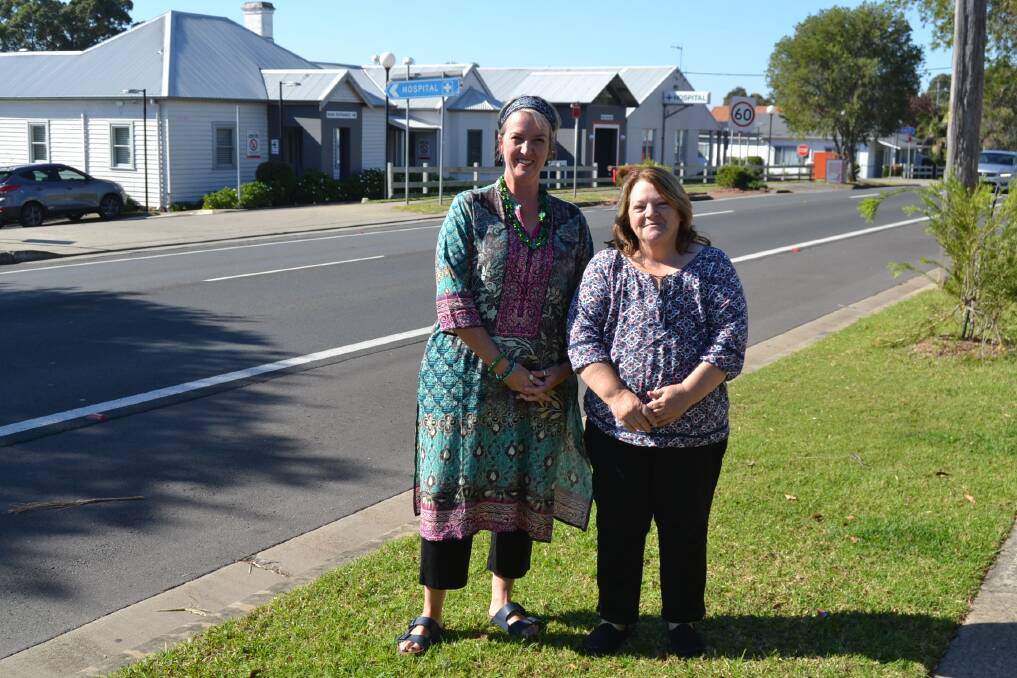 CAMPAIGN: Rebecca Cameron and Sunnee Ord have been working with the Illawarra Shoalhaven Local Health District Board to have birthing services returned to Milton Hospital. Photo: Emily Barton.